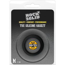 RockSolid by Doc Johnson Cockring The Gasket Medium 36 mm Noir